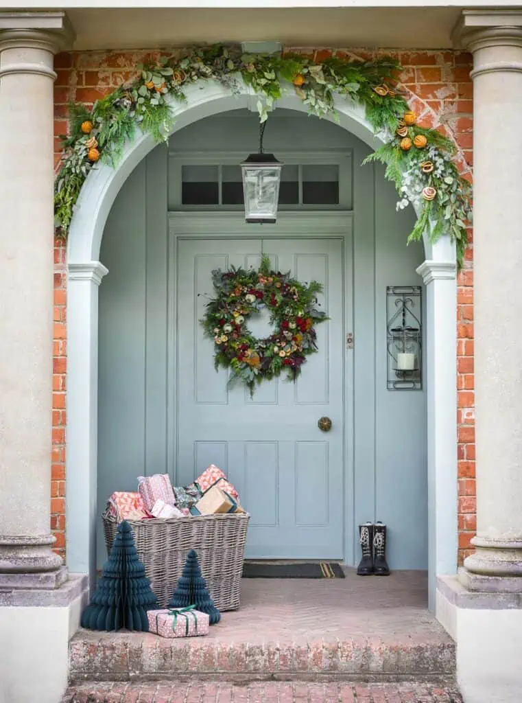 7 nápadů na vánoční dekorace - vyzdobte si dveře