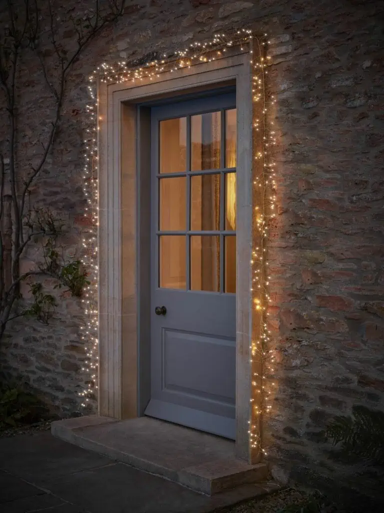7 nápadů na vánoční dekorace - Zavěšení světel