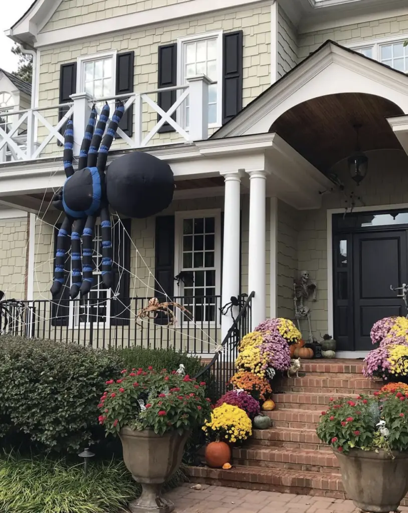 Nejlepší nápady na Halloweenskou výzdobu - pavoučí invaze
