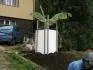 Zazimovn bannovnku na zimu na zahrad ped domem